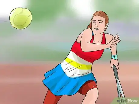 Image titled Hit a Tweener in Tennis Step 14