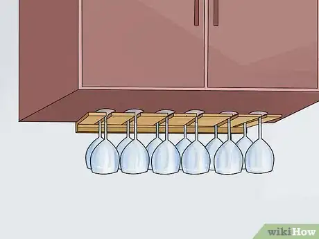 Image titled Display Wine Glasses Step 4