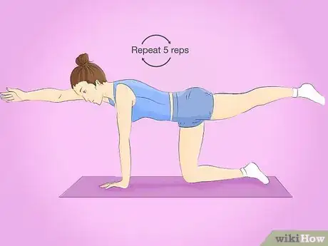 Image titled Do the Bird Dog Exercise Step 5