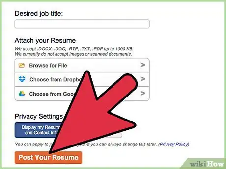 Image titled Upload an Existing Resume on CareerBuilder Step 9