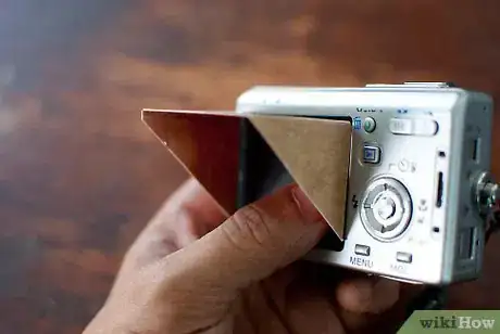 Image titled See the Screen of a Digital Camera when the Sunlight Makes a Glare Step 1