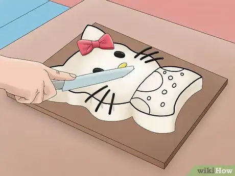 Image titled Make a Hello Kitty Cake Step 27