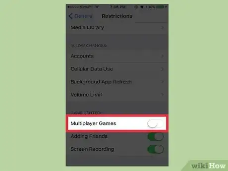 Image titled Block Multiplayer Games in the Game Center on an iPhone Step 7