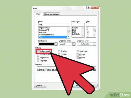 Image titled Cross Out Words in a Microsoft Word Document Step 5