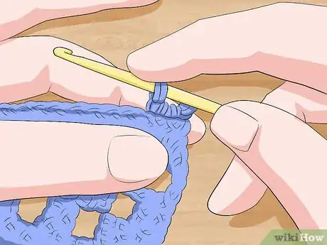 Image titled Crochet a Triple Picot Border Step 4