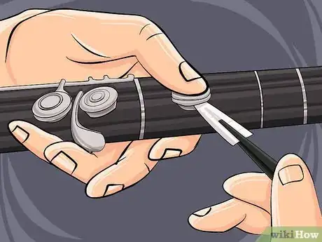 Image titled Identify Leaking Pads on Your Woodwind Instrument Step 8