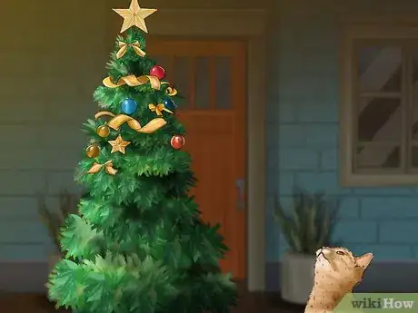Image titled Cat Proof Your Christmas Tree Step 5