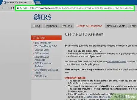 Image titled Determine EITC Step 1
