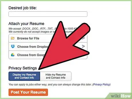 Image titled Upload an Existing Resume on CareerBuilder Step 7