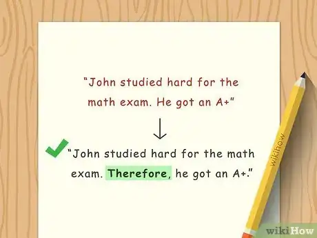 Image titled Use Therefore in a Sentence Step 1