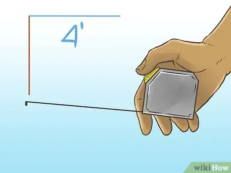 Image titled Use the 3 4 5 Rule to Build Square Corners Step 3