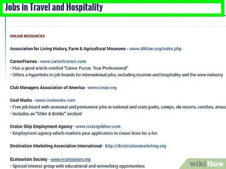 Image titled Develop a Career in Tourism Step 1