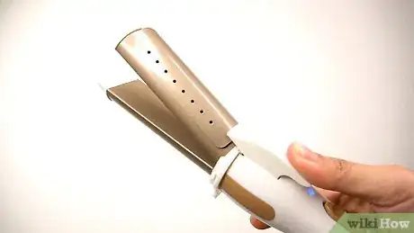 Image titled Curl Long Hair with a Straightener Step 4