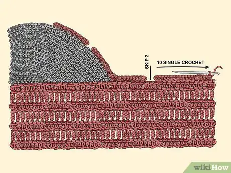 Image titled Crochet a Christmas Stocking Step 19