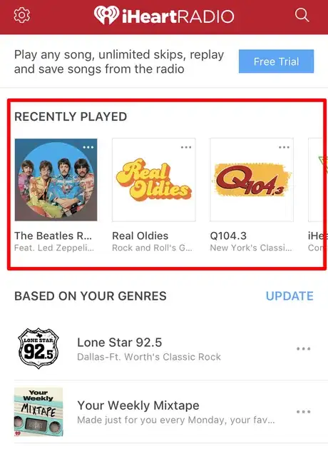 Image titled Remove a Station from Recently Played in the iHeartRadio App on iPhone or iPad Step 3.png