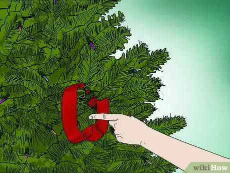 Image titled Decorate a Christmas Tree with a Ribbon Step 8
