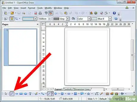 Image titled Draw Lines in Open Office Draw Step 2
