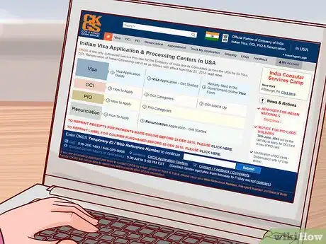 Image titled Get a Visa for India Step 10