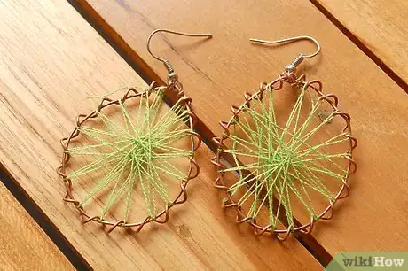 Image titled Make Peruvian Thread Earrings Step 8