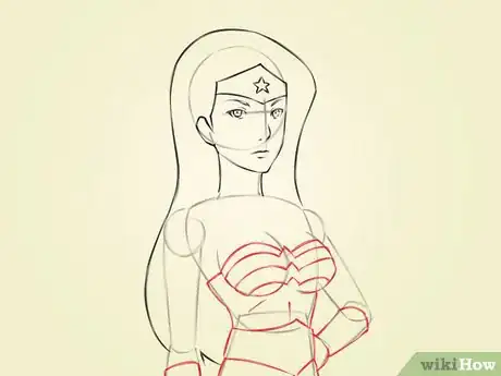 Image titled Draw Wonder Woman Step 6