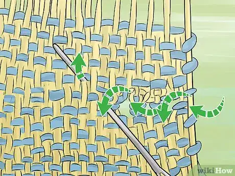 Image titled Do a Hem Stitch for Weaving Step 4