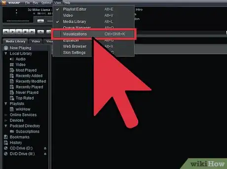 Image titled Change Visualizations in Winamp Step 3