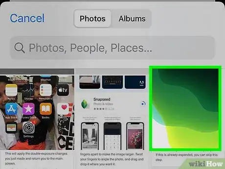 Image titled Overlay Pictures on iPhone Step 4