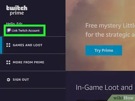 Image titled Link Twitch Prime with Fortnite Step 3