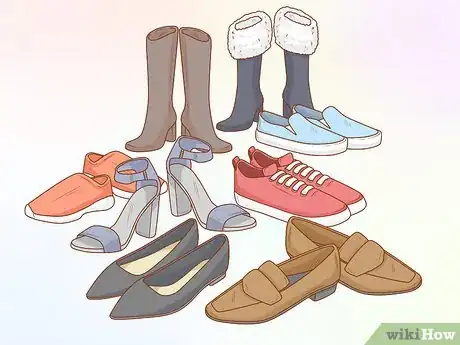 Image titled Organize Shoes in a Small Closet Step 1