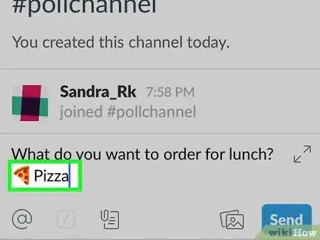 Image titled Create a Poll on Slack on iPhone or iPad Step 6