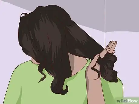 Image titled Curl a Weave with a Flat Iron Step 13