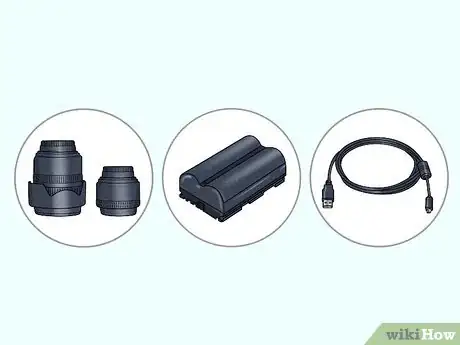 Image titled Pack Camera Gear for Travel Step 1
