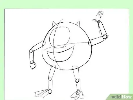 Image titled Draw Mike from Monster's, Inc Step 1
