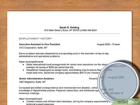 Image titled Write a Chronological Resume Step 13