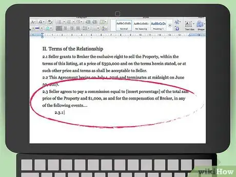 Image titled Draft a Broker Listing Agreement Step 8
