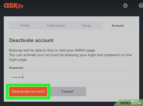 Image titled Delete an Ask Fm Account Step 7