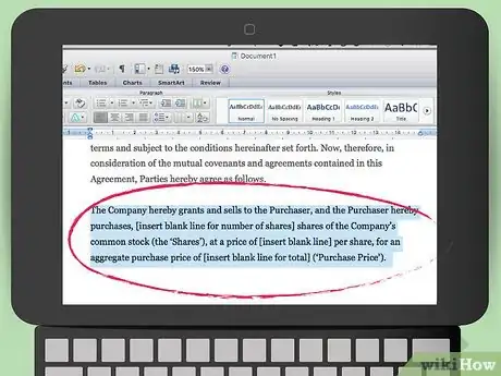 Image titled Draft a Stock Purchase Agreement Step 5