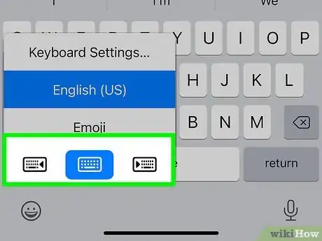 Image titled Use Left or Right Hand Keyboards on iPhone Step 3