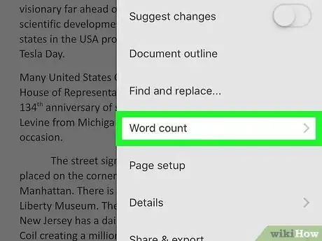 Image titled Do a Word Count on Google Docs Step 6