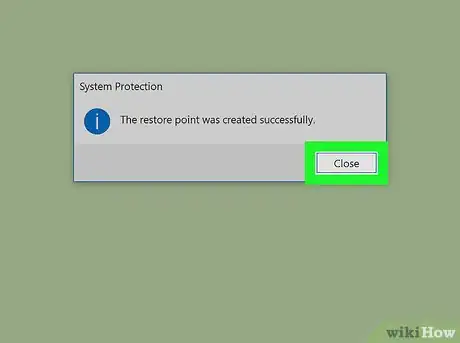 Image titled Create a System Restore Point Step 7