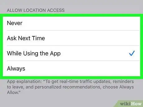 Image titled Restrict App Location Access on iPhone or iPad Step 5
