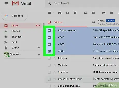 Image titled Delete Multiple Emails in Gmail on PC or Mac Step 4