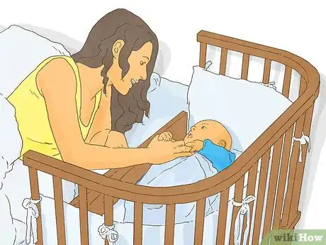 Image titled Co Sleep Safely With Your Baby Step 1