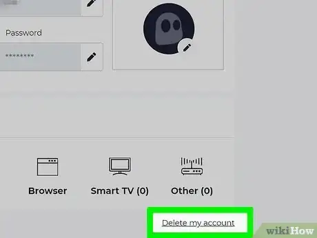 Image titled Delete a Cyberghost Account Step 5