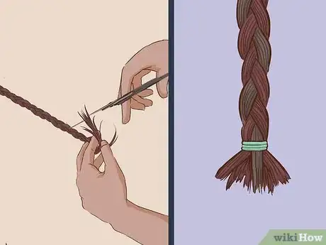 Image titled Add Hair to Braids Step 8