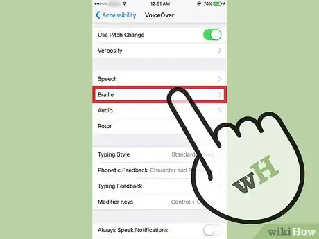 Image titled Change the Braille Display Output on an iPhone Step 5