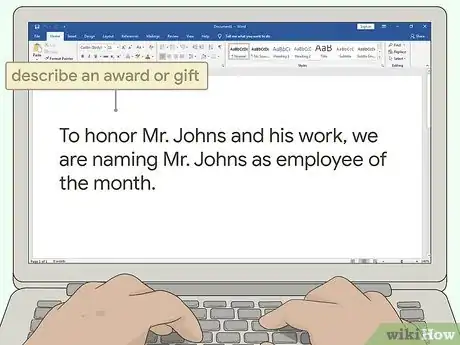 Image titled Write a Recognition Letter Step 4