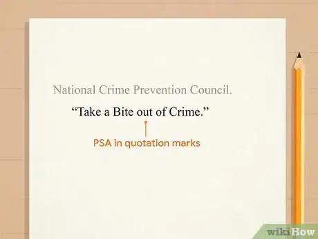 Image titled Cite a PSA Step 2