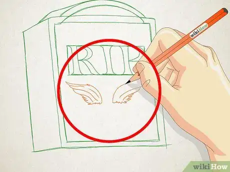 Image titled Draw a Gravestone Step 7