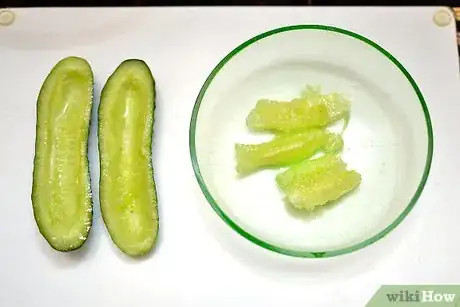 Image titled Peel and Seed a Cucumber Step 4